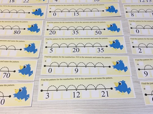 Math center skip - skip, counting