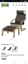 IKEA Poang Armchair Oak Veneer