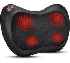 Ikristin Back Neck Massager,Shiatsu Massage Pillow with Heat,Deep Tissue-UK Sale
