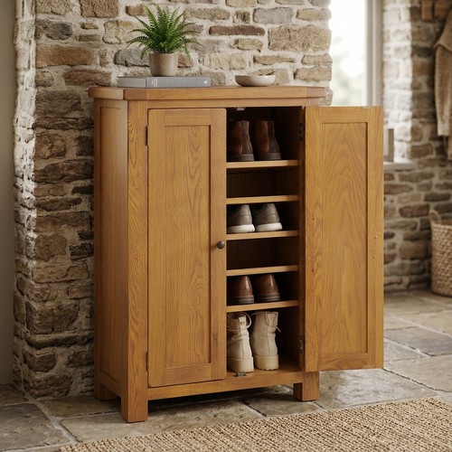 Shoe storage cupboard rustic - shoe,