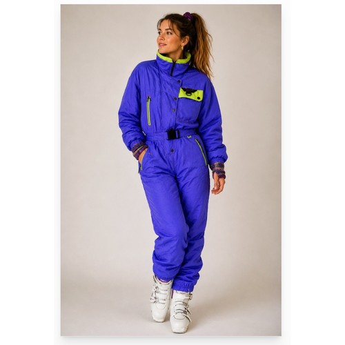 Vintage mountain goat ski suit - mountain,