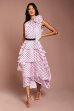 Coast Pink Fit & Flare Dress