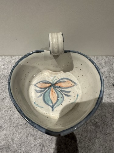 Vintage studio pottery heart - studio,