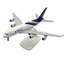 1/400 20cm Aircraft Thai Airways A380 Alloy Plane Model Static Display Ornaments