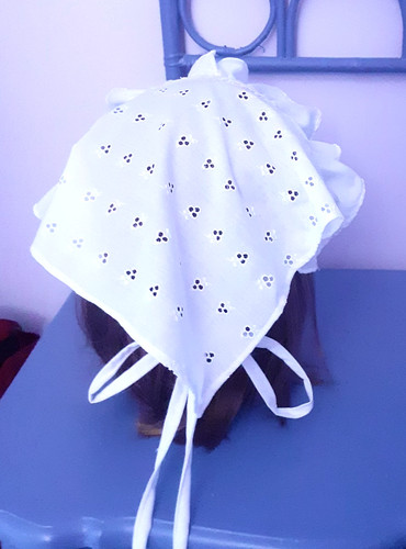 Mob cap head scarf