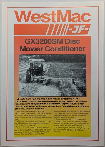 Original westmac gx3200sm - westmac,