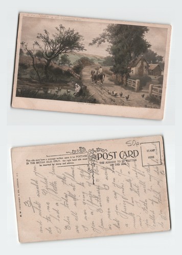 Vintage postcard the - vintage, farm