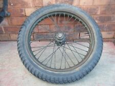 MILITARY? MOTORCYCLE SIDECAR WHEEL 19" WD? BSA WDM20 NORTON 16H WATSONIAN SQUIRE