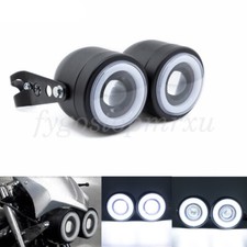 Black Twin Headlight