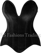 Overbust Velvet Corset Steel
