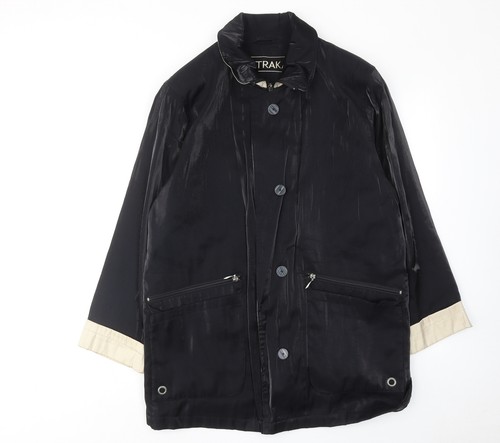 Astraka womens black overcoat - astraka,