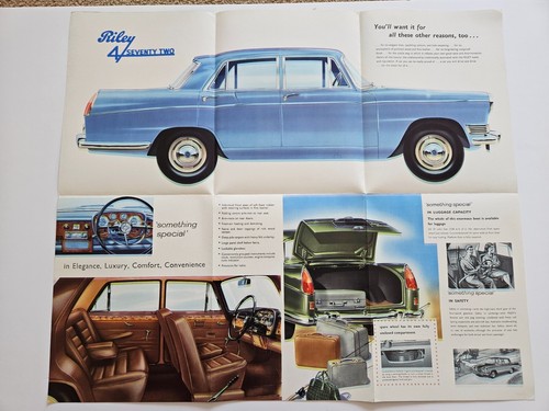 Riley sales brochure 1962 - riley,