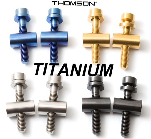 Titanium saddle clamp - titanium,