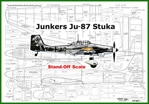 Model airplane plans - model, (rc)
