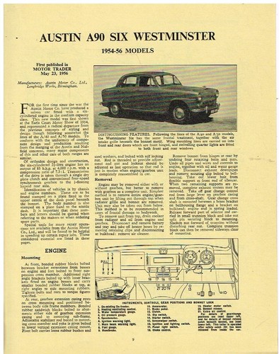 Austin a90 six westminster - a90,