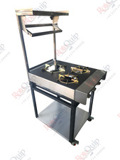 Commercial Curry Cooker 3 Burner Indian Cooker Gas LPG Range Cooker Restaurant