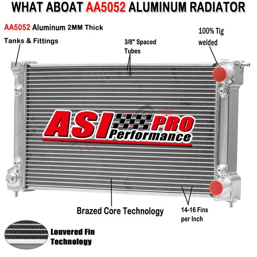 Row aluminum radiator for - radiator,