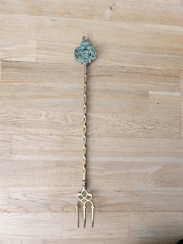Vintage brass fireside - vintage,