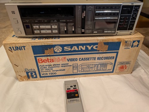 Sanyo betamax video - sanyo,
