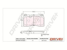 FRONT BRAKE PAD SET DISC BRAKE