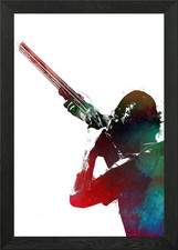 Shooting sport art Framed Wall