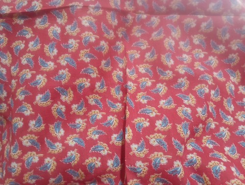 Feedsack fabric 25 red - feedsack, x