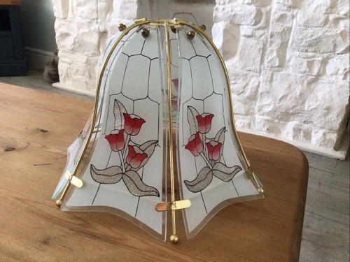 Tulip glass light - glass, shade