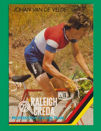 Cycling card johan van - johan,