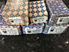 VARIOUS SIZE & LENGTHS VINTAGE BLACK JAPANNED SLOTTED STEEL SCREWS NETTLEFOLDS