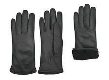 LADIES LEATHER DRIVING GLOVES CHAUFFEUR RETRO CLASSIC SPORTS WINTER BUS BIKE