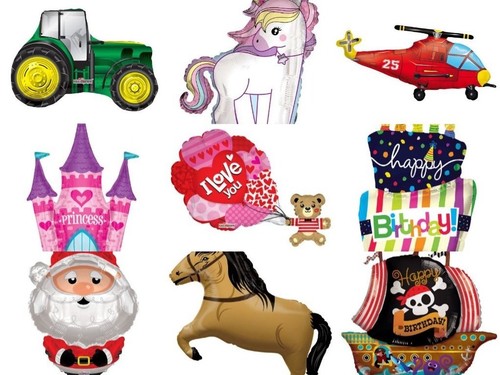 Helium foil balloons - balloons, super