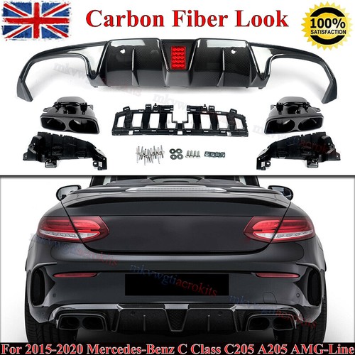 Carbon look style rear - carbon, b-style