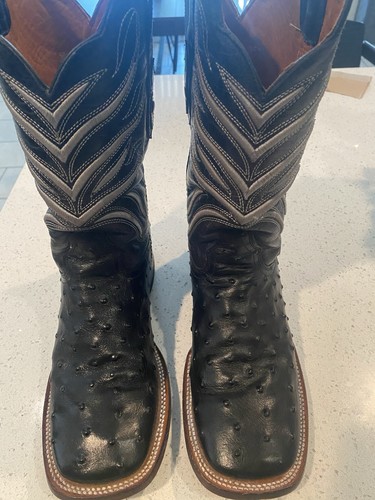 Ostrich boots - ostrich,