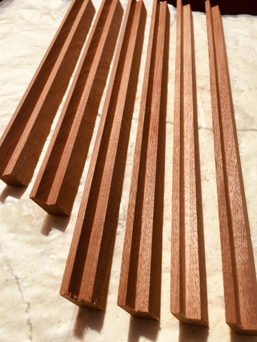 Solid mahogany hardwood - mahogany, hockey