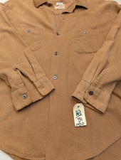 Flannel Work Shirt 1950s Faded