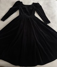 Laura Ashley Vtg Black Velvet
