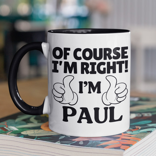 Personalised name funny mug - name,