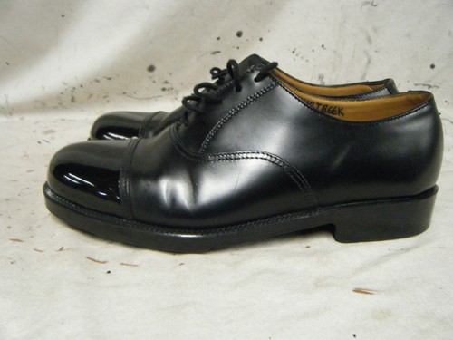 Mens black leather - black, parade