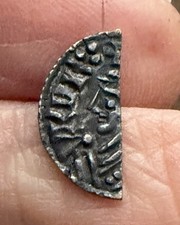 ANGLO SAXON. EDWARD THE CONFESSOR (1042-1066) SILVER ‘CUT’ HALFPENNY.