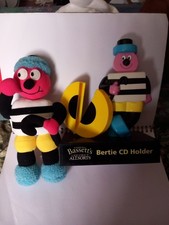 Vintage Bassett's Liquorice Allsorts Bertie CD Holder+Bertie Bassett 12" Softtoy