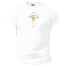 Lion Cross T Shirt Gym