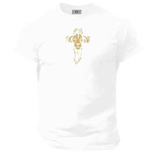 Lion cross shirt gym - cross,