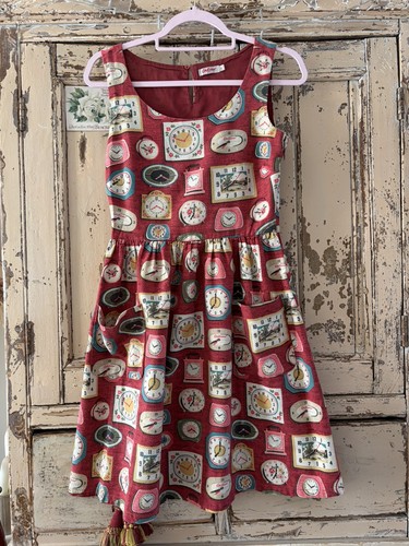 Cath kidston burgandy clock - cath,