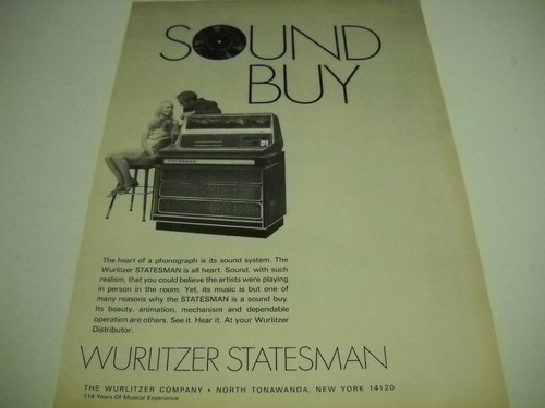 Wurlitzer statesman jukebox - wurlitzer,
