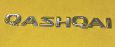 NISSAN QASHQAI - VINTAGE  CAR BADGE / EMBLEM - WILL REQUIRE NEW ADHESIVE