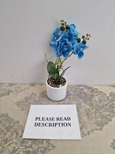 Alyphyly Artificial Flower Bonsai with Vase Vivid Orchid Flower Arrangement Phal