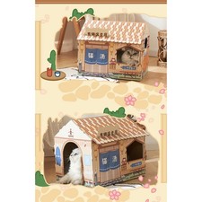 Cardboard Cat House Safe