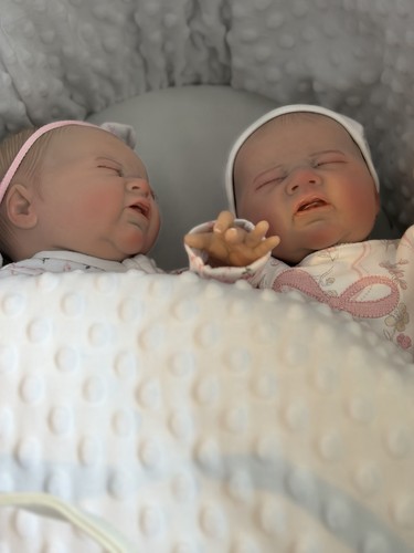 Reborn baby girl twins with - baby,
