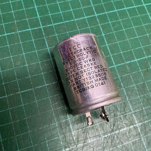Vintage tcc 50uf 300v - vintage,