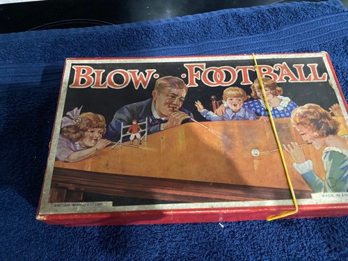 Vintage blow football - blow, game